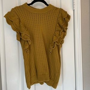 Knit Sweater Blouse
